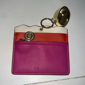 Bath and Body Works card holder with hand sanitizer holder